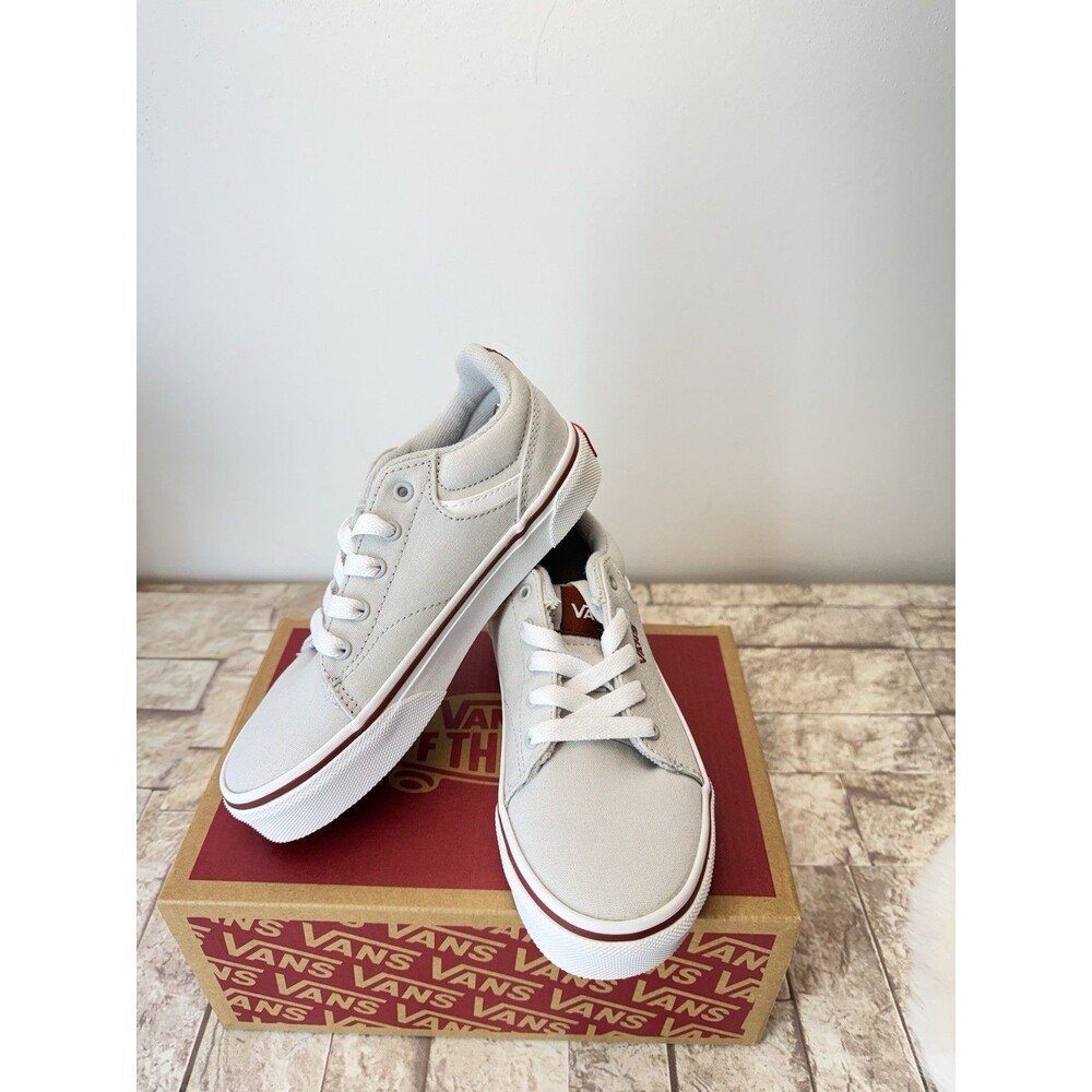 NWT VANS UNISEX/YOUTH SNEAKERS/SHOES SZE 1 PURE GREY - Picture 6 of 13